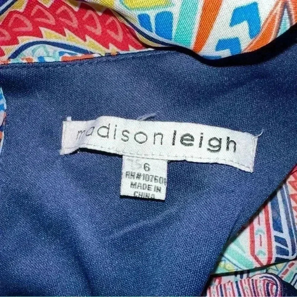 Madison Leigh Sleeveless Dress / Boho / Size 6!/ Multicolored - Picture 14 of 15